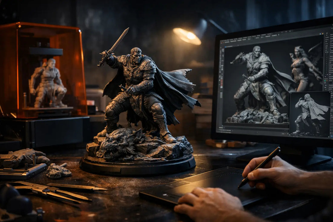 Guida ai file 3D per statue da collezione