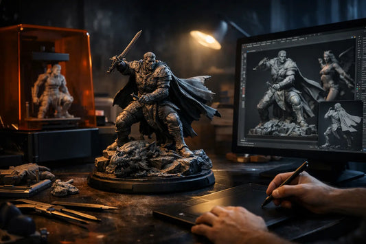 Guida ai file 3D per statue da collezione