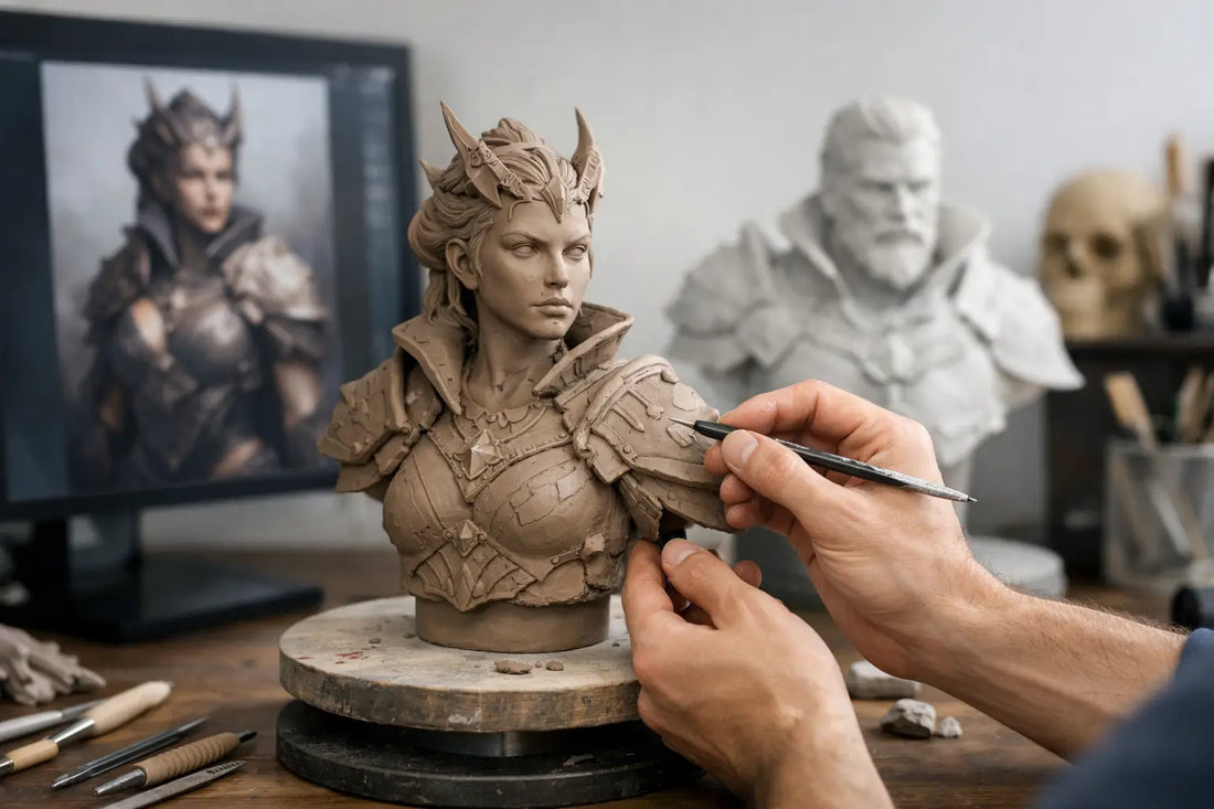 Busto personalizzato da concept art: come farlo bene