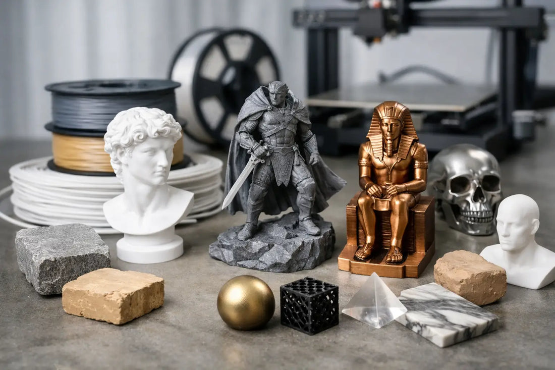 Guida ai materiali per statue 3D