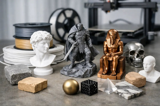 Guida ai materiali per statue 3D
