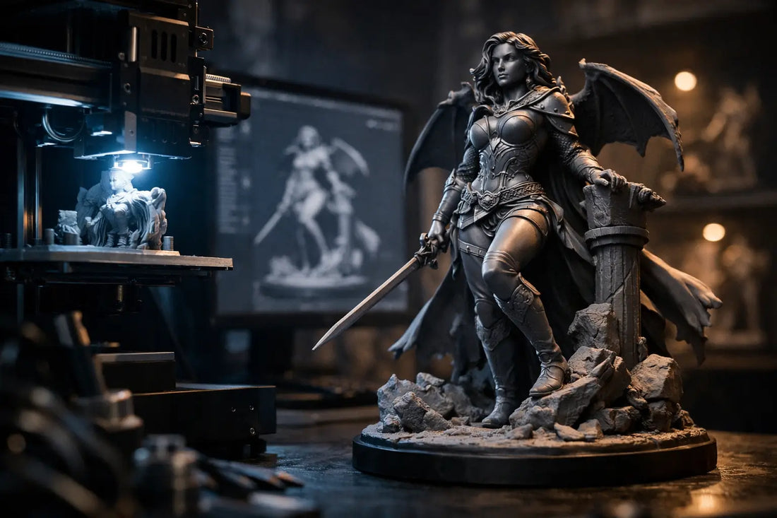 STL per statue: preparare modelli da collezione
