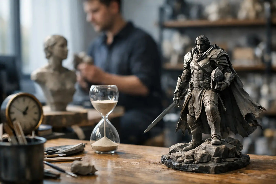 Quanto tempo richiede una statua custom?