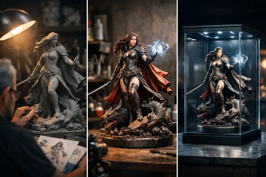 Commissione statue premium: dal concept alla teca