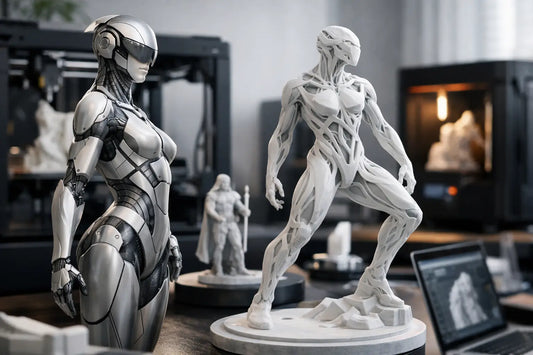 Statue futuristiche stampate 3D: cosa cercare