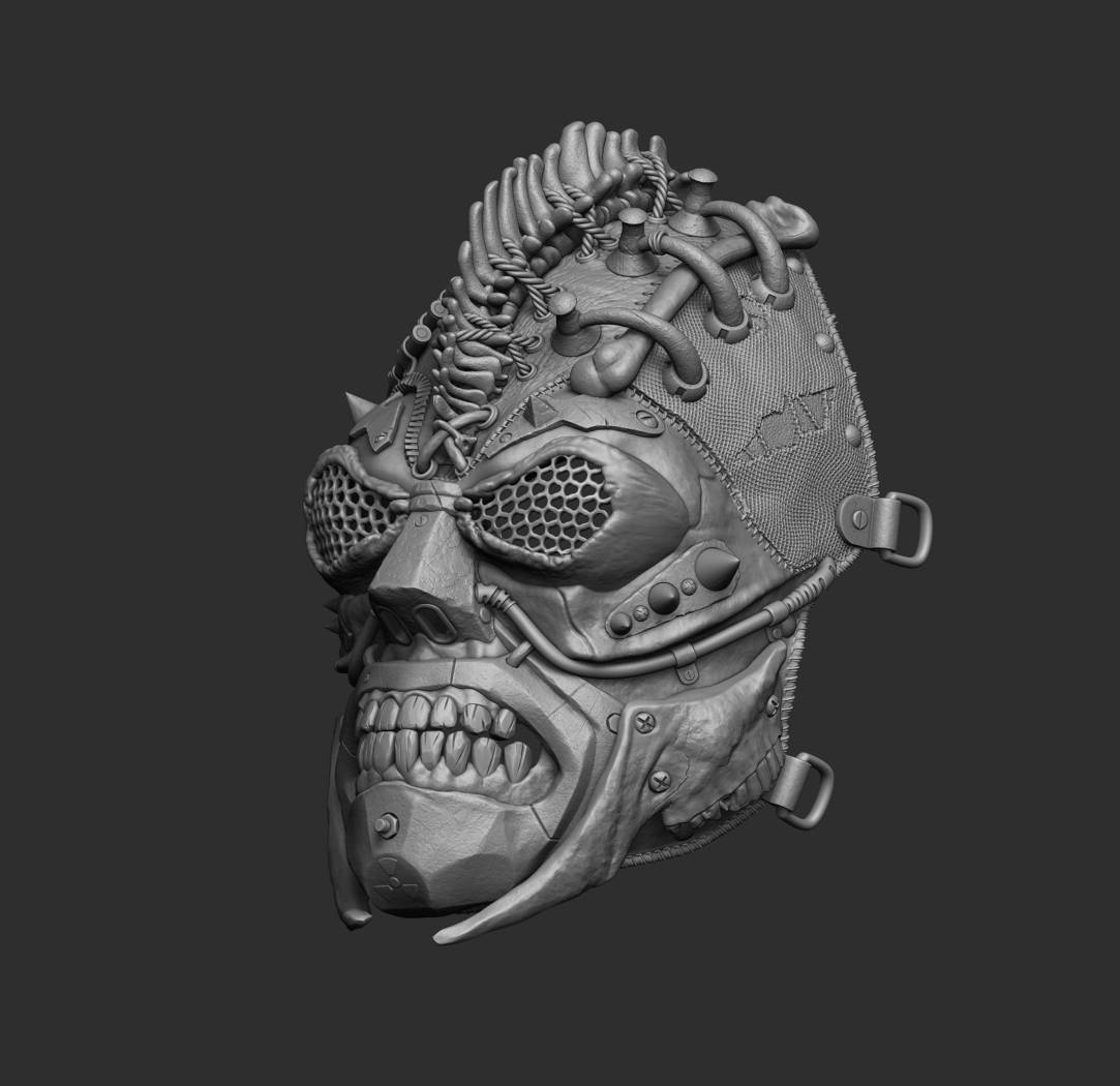 Apocalypto, vista laterale sinistra render colorato — Hero Craft 3D