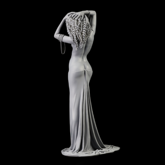 "Mysterium handmade resin statue side view - Hero Craft 3D"