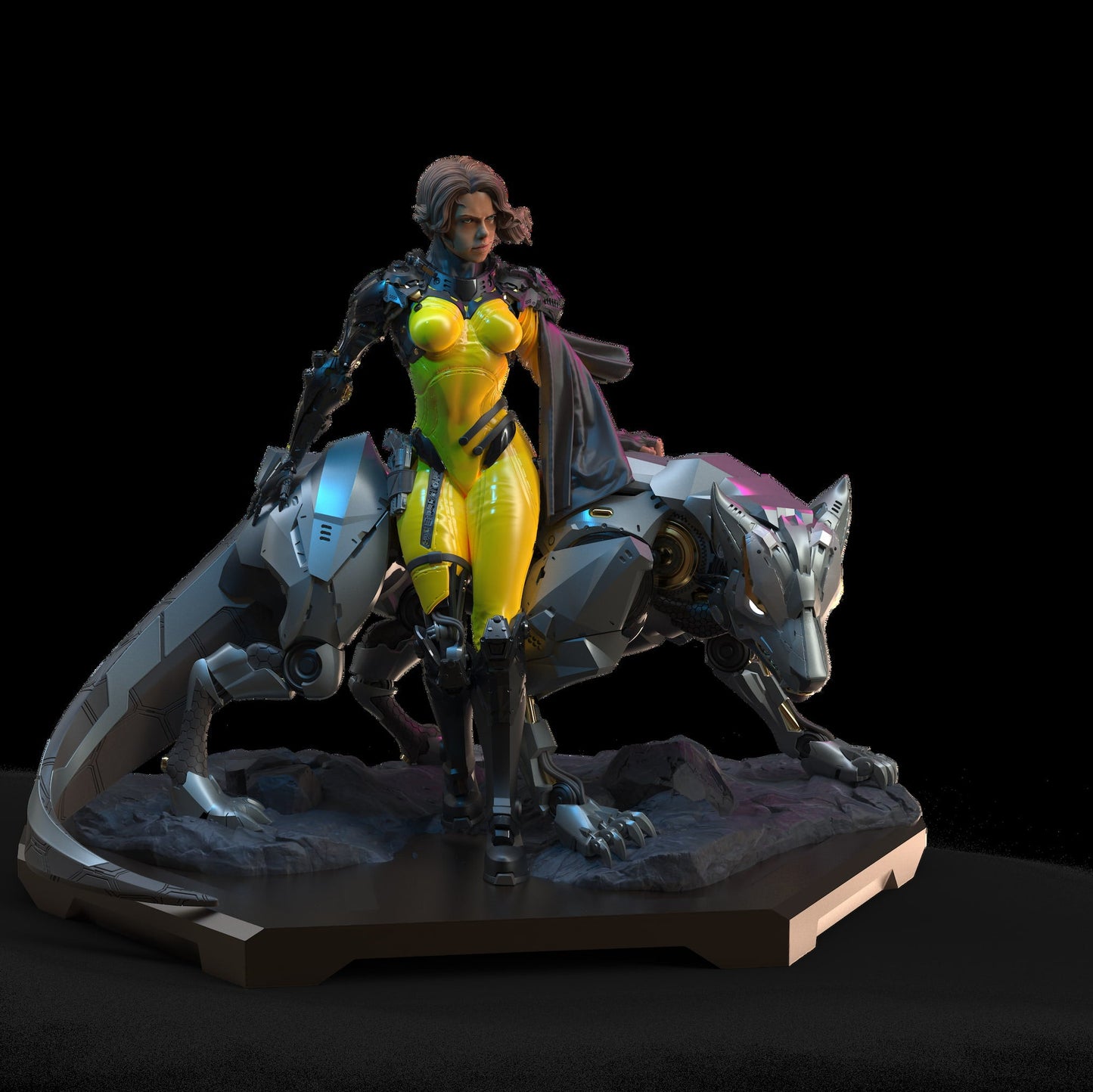 Kora Vesper Thorne handmade resin statue - Hero Craft 3D