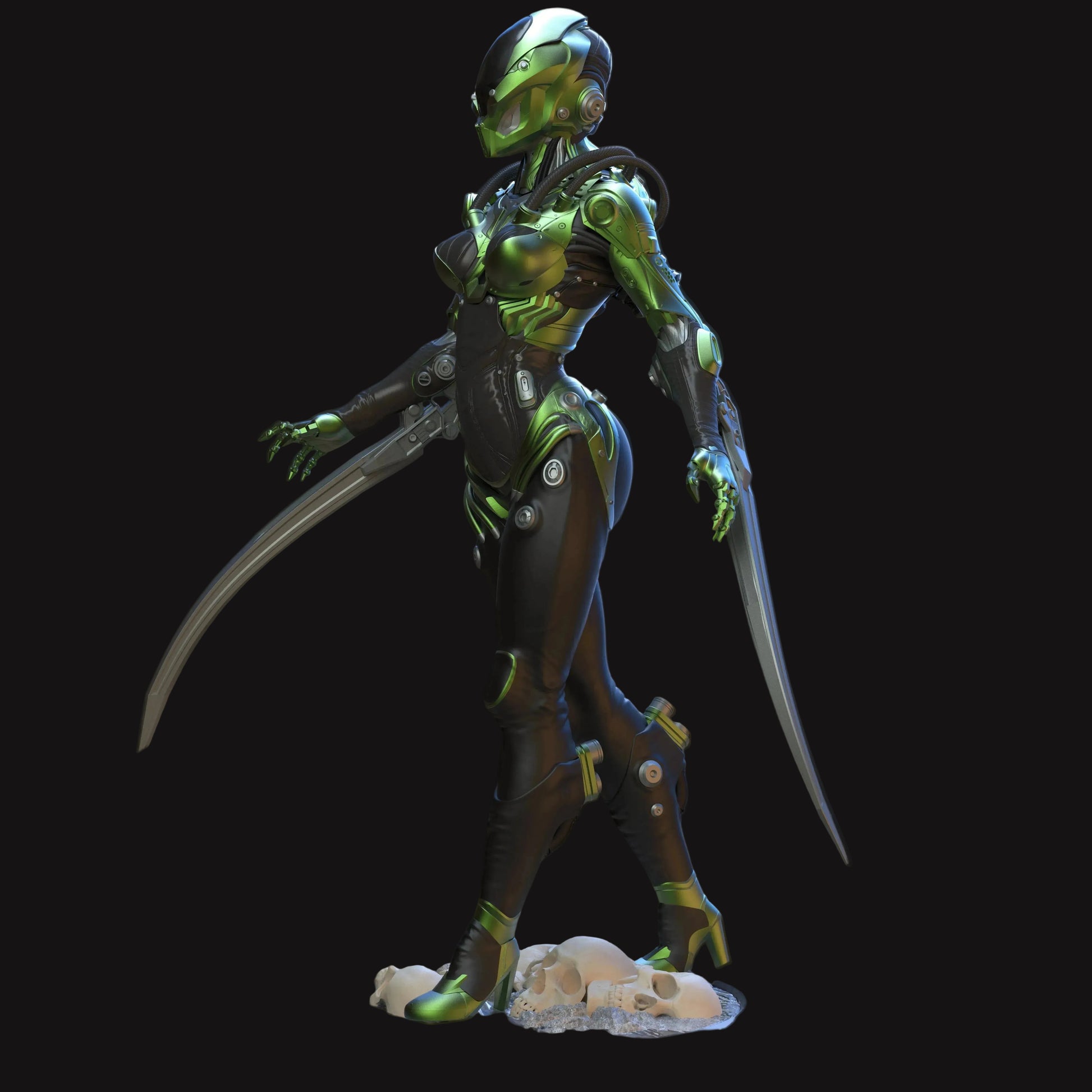 "Mantis 01 handmade resin statue detail - Hero Craft 3D"