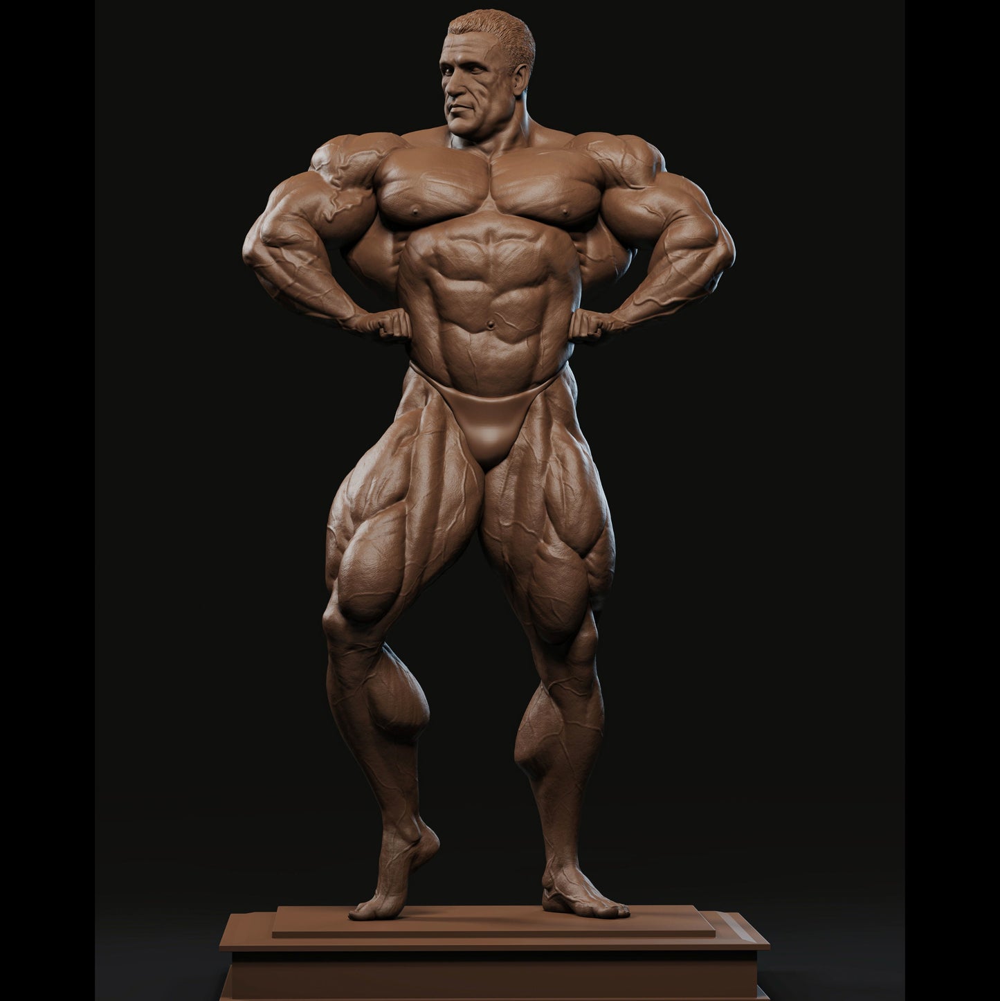 "Dorian Yates Bodybuilder handmade resin statue - Hero Craft 3D"