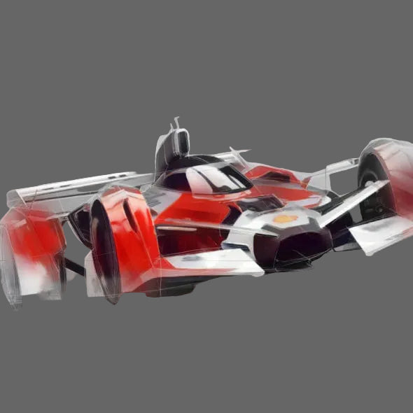 Senna MRC Tribute - Render livrea McLaren vista 3/4