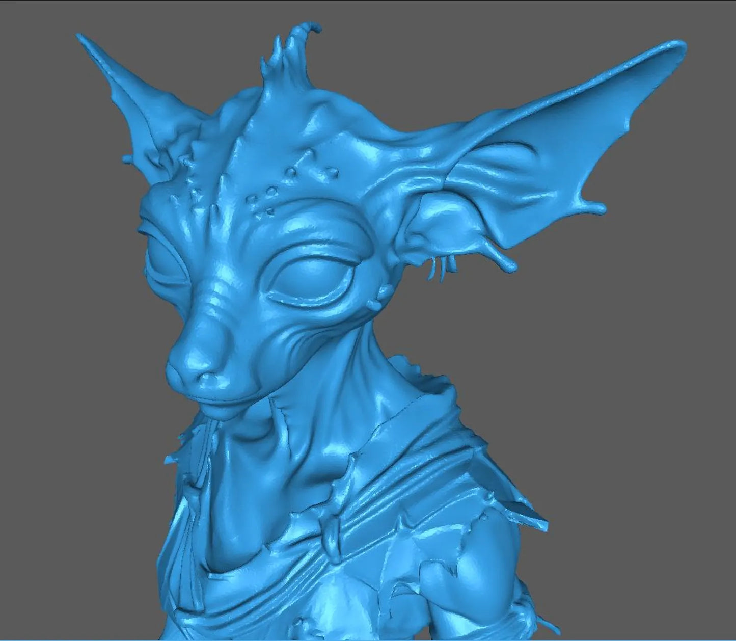 Sylvara — dettaglio corpo e artigli, stampa SLA in resina — Hero Craft 3D