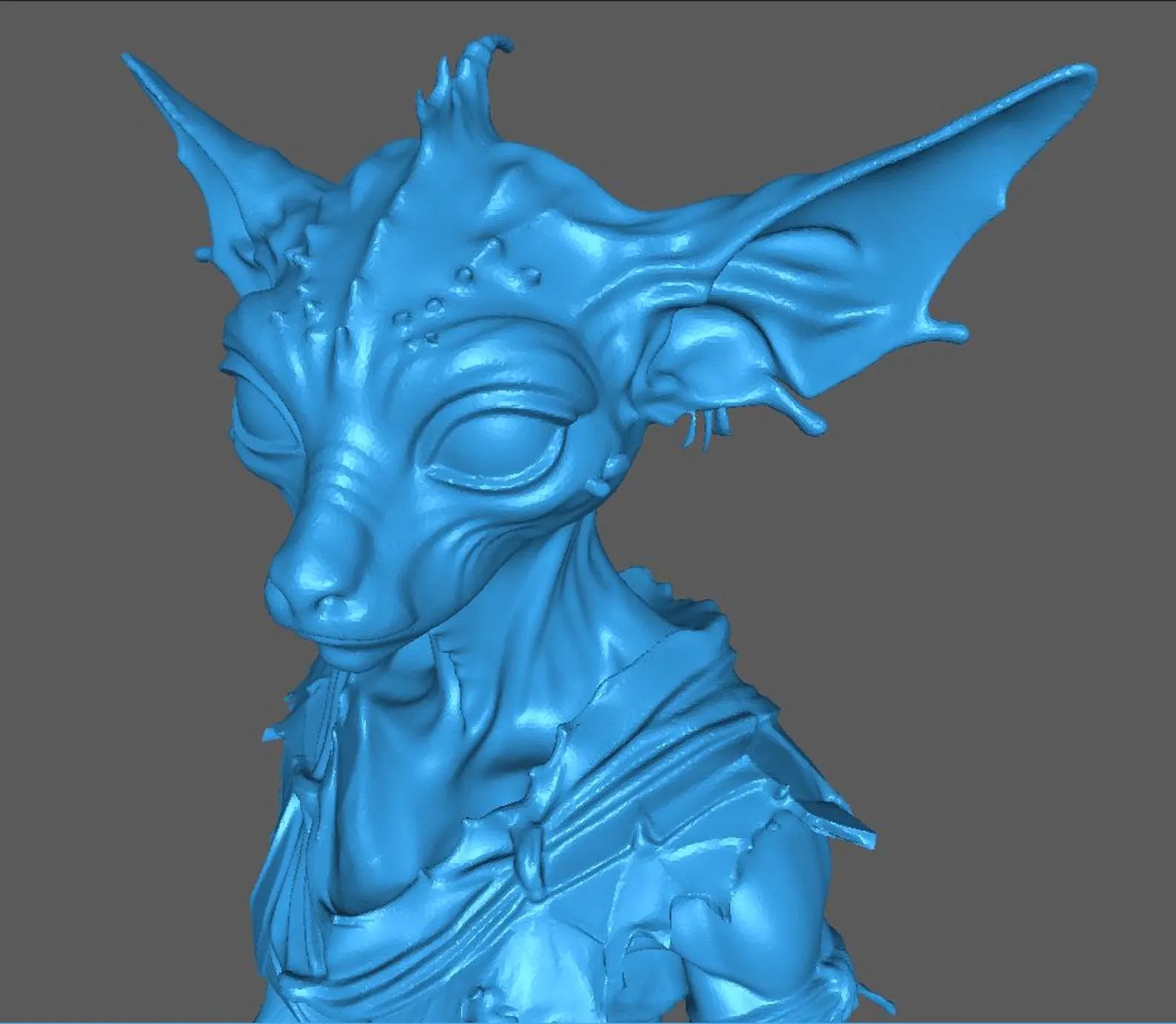 Sylvara — dettaglio corpo e artigli, stampa SLA in resina — Hero Craft 3D