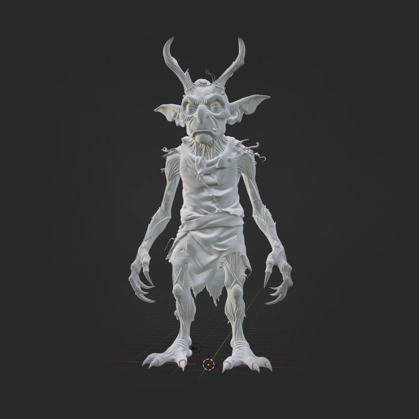 Gornek — vista laterale render colorato — Hero Craft 3D