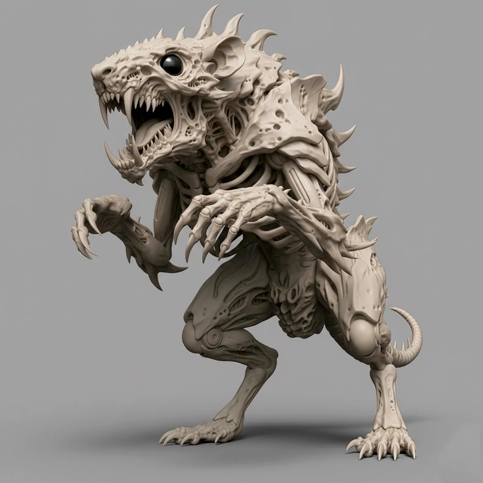 Vorrax - Render finale beige vista frontale