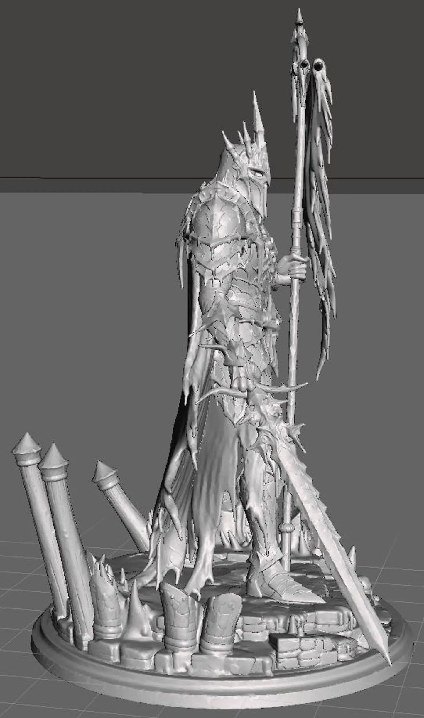 Frost Revenant - Concept art dipinta aurora boreale