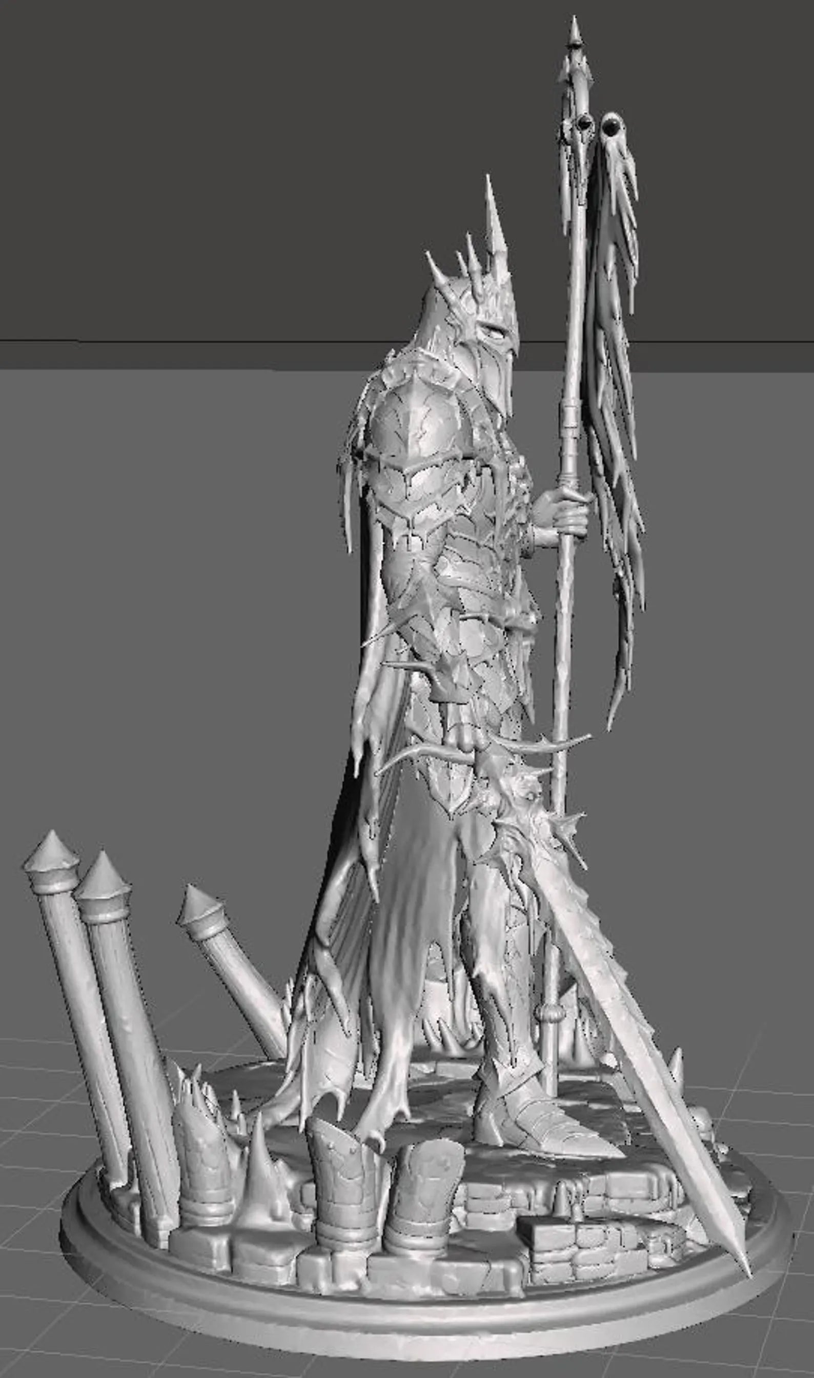 Frost Revenant - Concept art dipinta aurora boreale