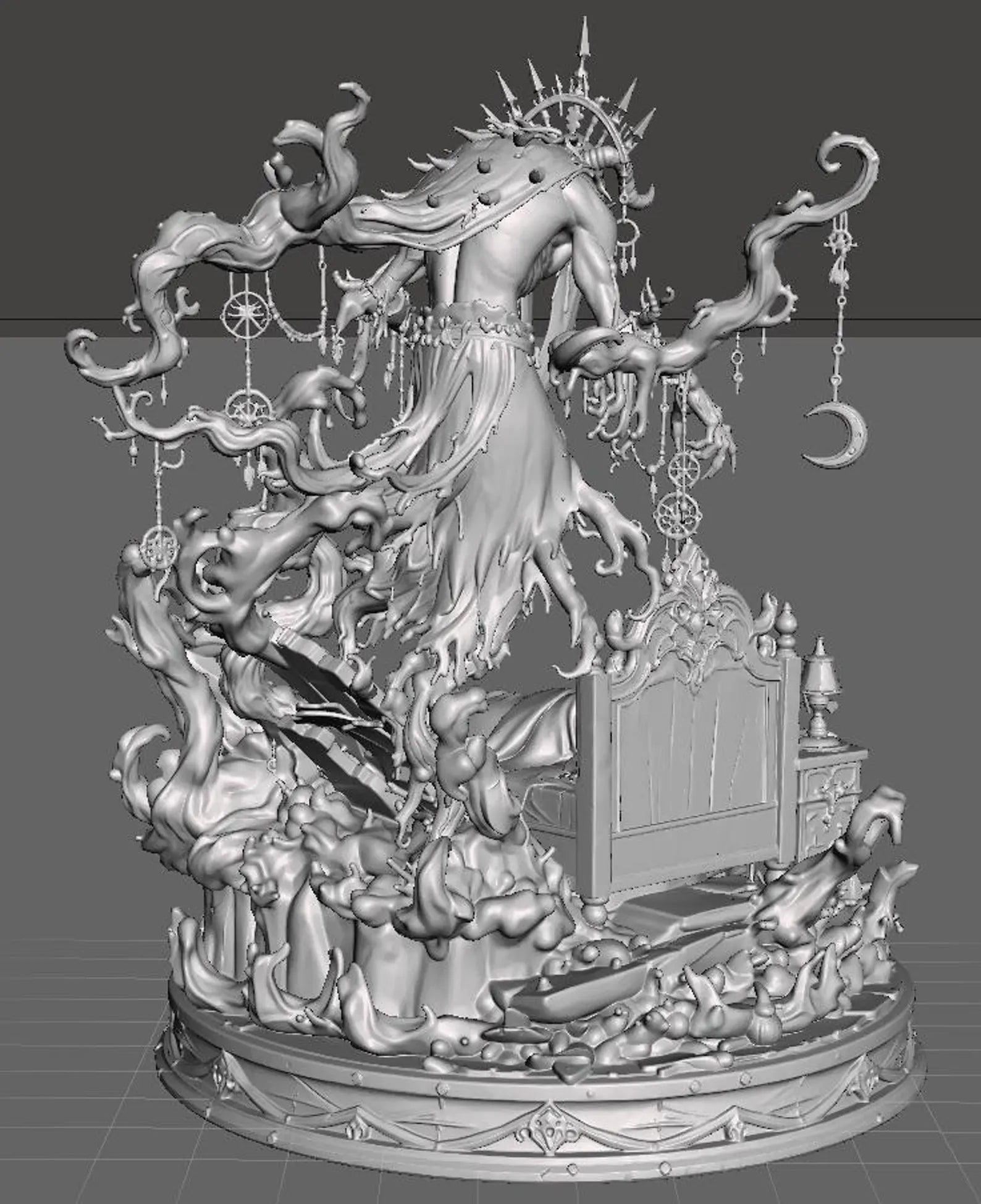 Dreameater - Statua Divoratore di Sogni - Vista frontale
