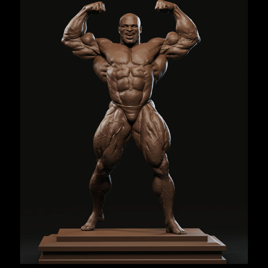 "Ronnie Coleman Bodybuilder handmade resin statue - Hero Craft 3D"